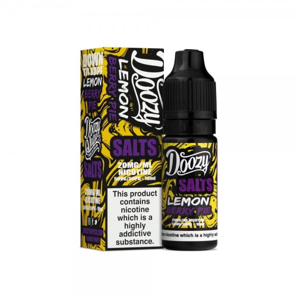 Lemon Berry Pie By Doozy Nic Salts 10ML E Liquid 50VG Vape 10MG/20MG Juice