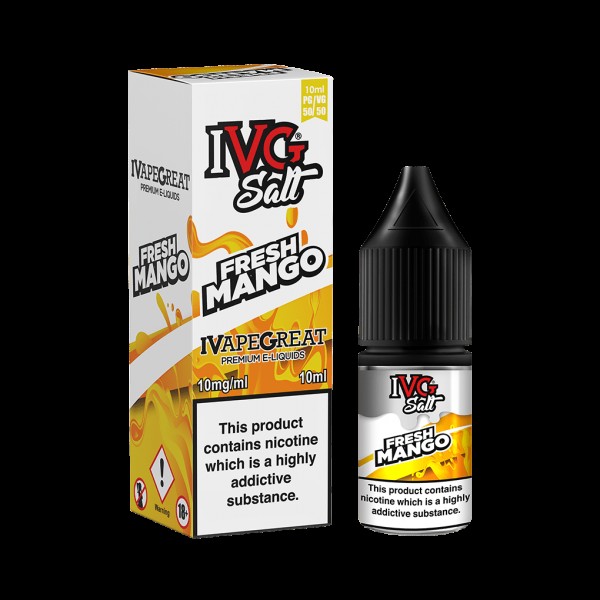 Fresh Mango by IVG Nic Salt 10ML E Liquid 10MG/20MG Vape 50VG Juice