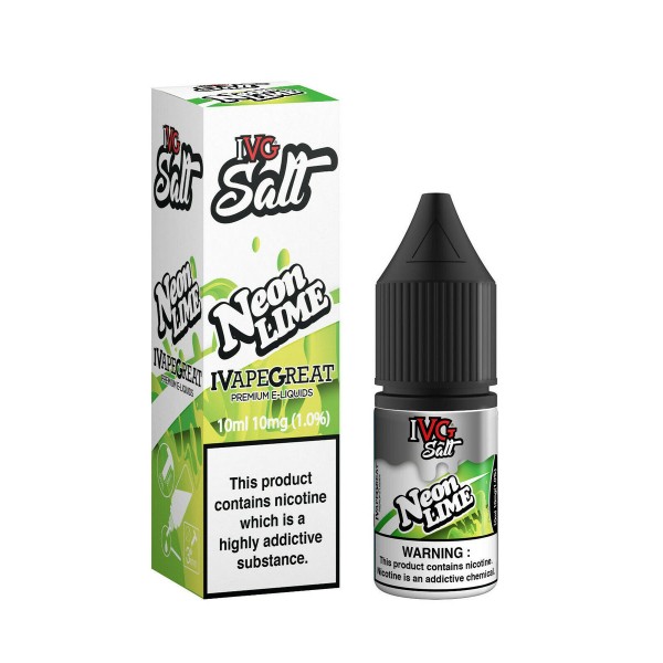 Neon Lime by IVG Nic Salt 10ML E Liquid 10MG/20MG Vape 50VG Juice