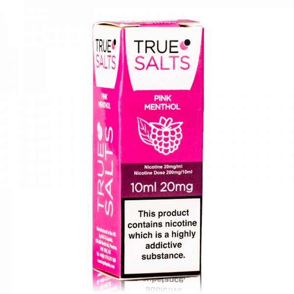 Pink Menthol By True Salts Nic Salt 10ML E Liquid 10MG/20MG Vape 50VG Juice