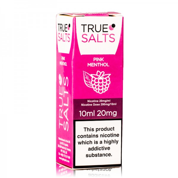 Pink Menthol By True Salts Nic Salt 10ML E Liquid 10MG/20MG Vape 50VG Juice