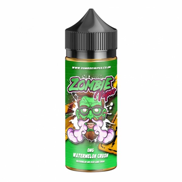 Watermelon Crush By Zombie Vapes, 50ML E Liquid, 70VG Vape, 0MG Juice