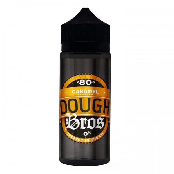 Caramel By Dough Bros | 100ML E Liquid | 80VG/20PG Vape | 0MG Juice | Short Fill