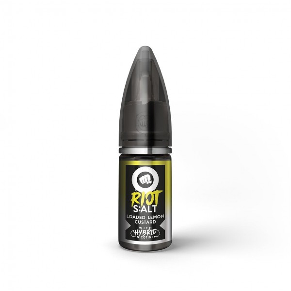 Loaded Lemon Custard Nic Salt by Riot Squad Salts 10ML E Liquid 50VG Vape 5MG/10MG/20MG Juice