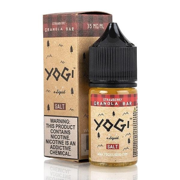 Strawberry Granola Bar By Yogi Salt 10ML E Liquid 50VG Vape 10MG/20MG Juice