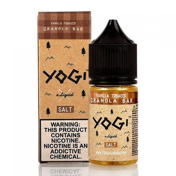 Vanilla Tobacco Granola Bar By Yogi Salt 10ML E Liquid 50VG Vape 10MG/20MG Juice