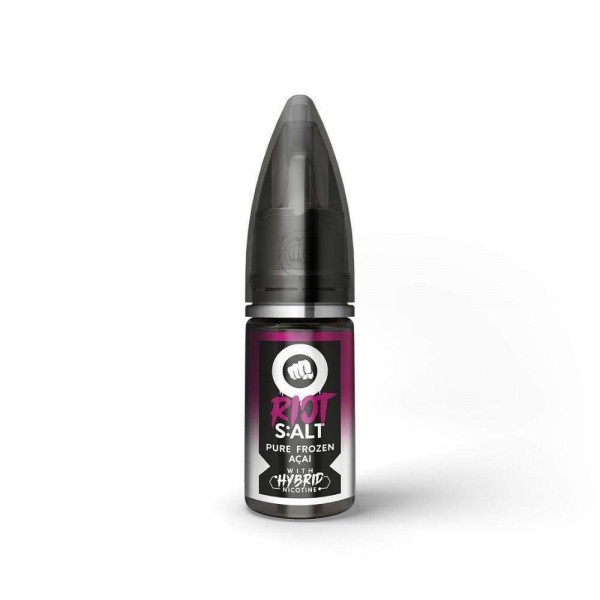 Pure Frozen Acai Nic Salt by Riot Squad Salts 10ML E Liquid 50VG Vape 5MG/10MG/20MG Juice