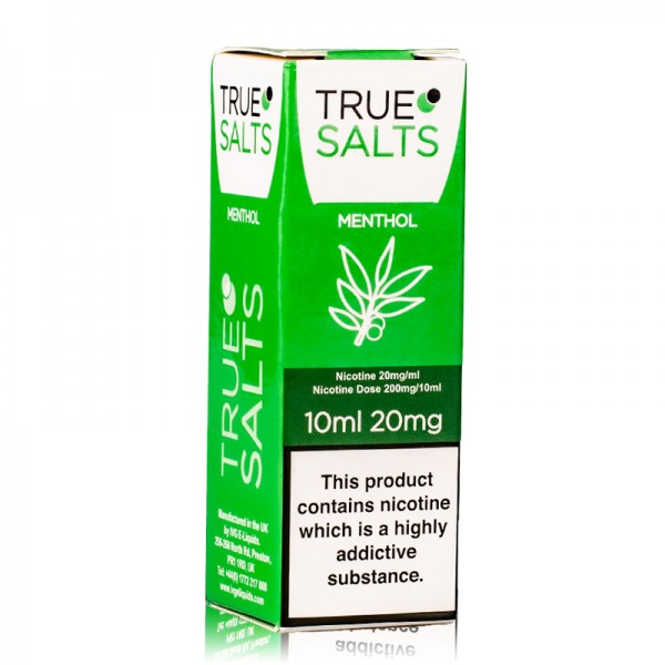 Menthol By True Salts Nic Salt 10ML E Liquid 10MG/20MG Vape 50VG Juice