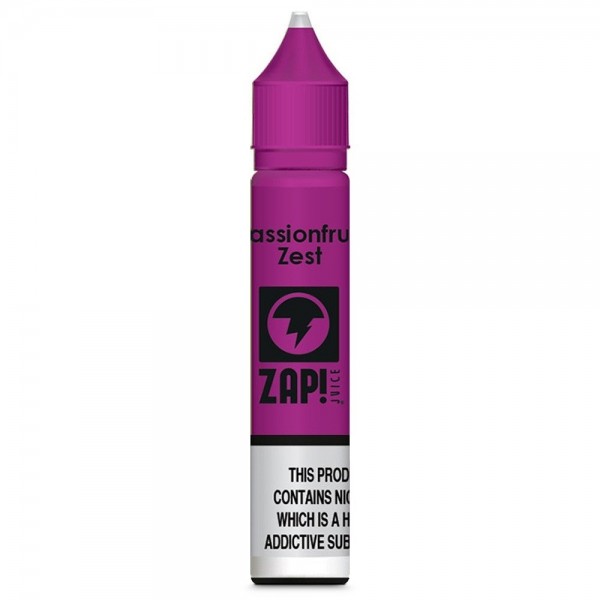 Passionfruit Zest by Zap Juice Nic Salt 10ML E Liquid 50VG Vape 10MG/20MG Juice