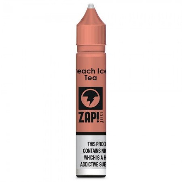 Peach Ice Tea by Zap Juice Nic Salt 10ML E Liquid 50VG Vape 10MG/20MG Juice