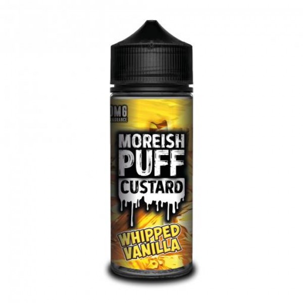 WHIPPED VANILLA – MOREISH PUFF CUSTARD 100ML SHORTFILL E LIQUID 70VG VAPE