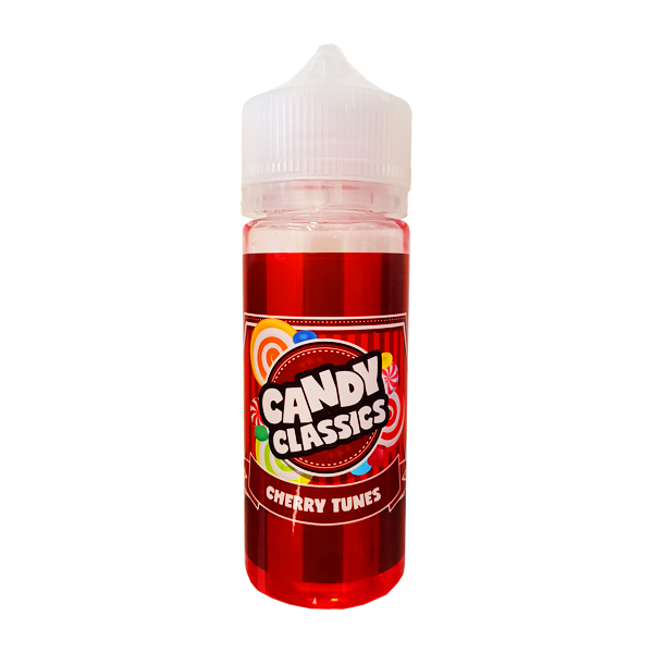 Candy Classics Cherry Tunes Drops 100ml E Liquid Juice 70vg Vape sub ohm Shortfill