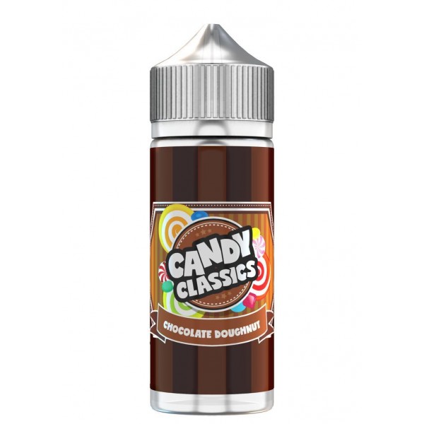 Candy Classics Chocolate Doughnut Drops 100ml E Liquid Juice 70vg Vape sub ohm Shortfill