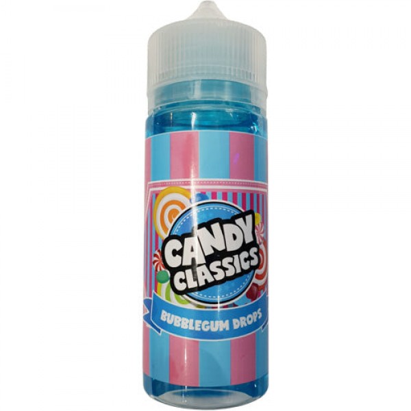 Candy Classics Bubblegum Drops 100ml E Liquid Juice 70vg Vape sub ohm Shortfill