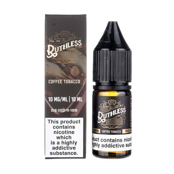 Coffee Tobacco By Ruthless Salt Nic 10ML E Liquid 50VG Vape 10MG/20MG Juice