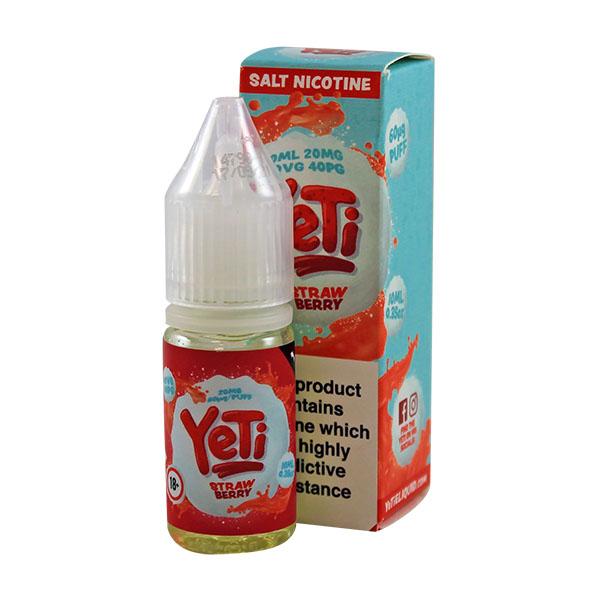 Strawberry By Yeti Nic Salt 10ML E Liquid 20MG Vape 60VG Vape Multibuy