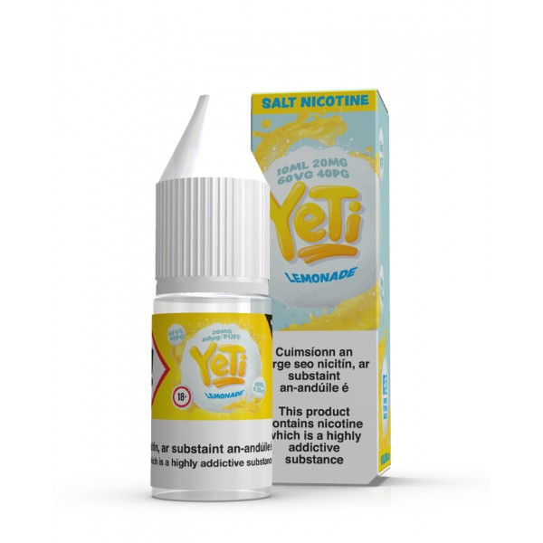 Lemonade By Yeti Nic Salt 10ML E Liquid 20MG Vape 60VG Vape Multibuy