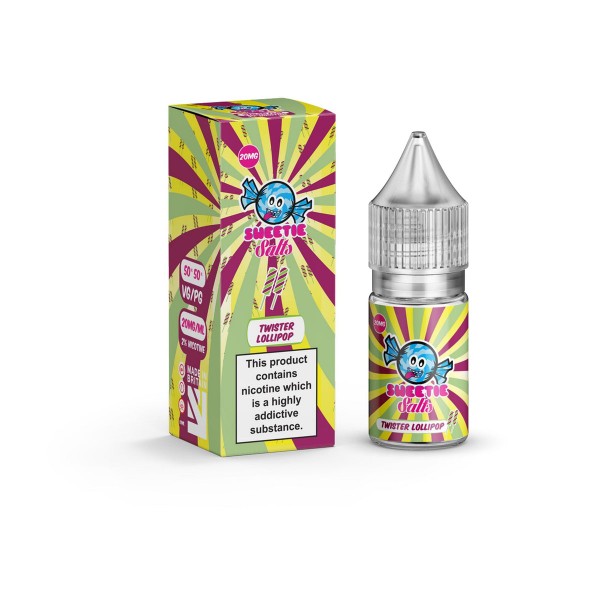 Twister Lollipop by Slushie Salt Nic Salts 10ML E Liquid 10MG/20MG Vape 50VG Juice