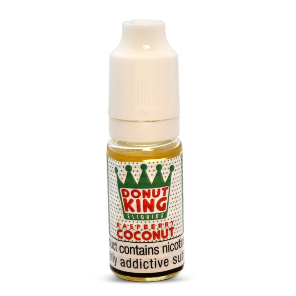 Raspberry Coconut By Donut King Nicotine Salts 10ML E Liquid 20MG Vape Juice