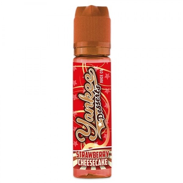 YANKEE DESSERTS JUICE CO – STRAWBERRY CHEESECAKE 50ML SHORTFILL E LIQUID 70VG VAPE