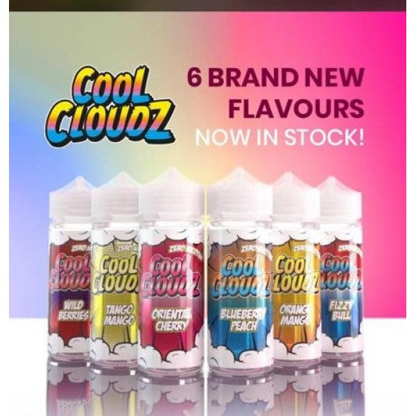 Blueberry Peach By Cool Cloudz 100ML E Liquid 70VG Vape 0MG Juice