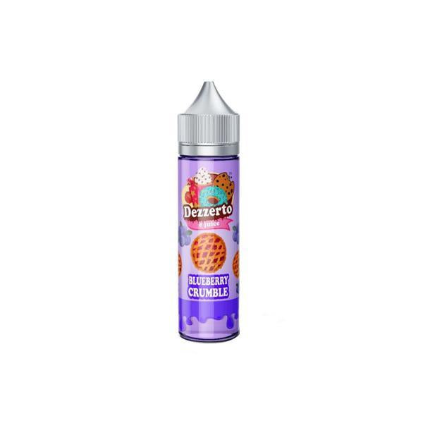 Blueberry Crumble By Dezzerto 50ML E Liquid 70VG Vape 0MG Juice