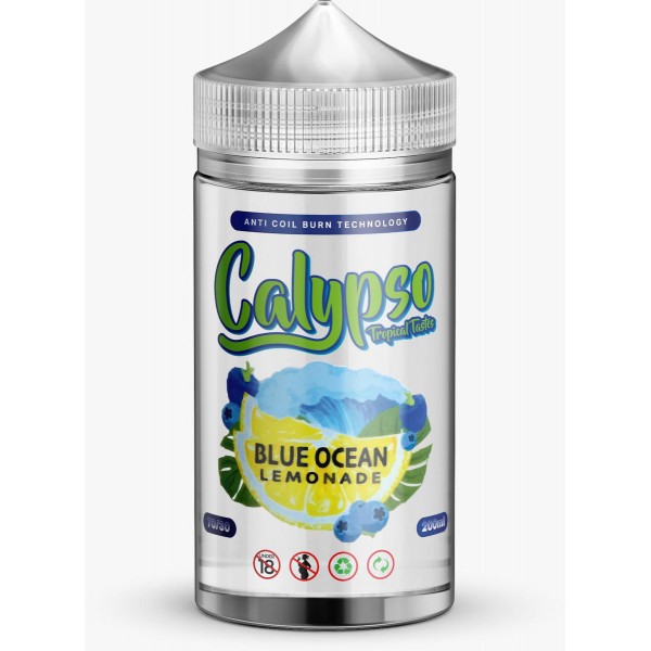 Blue Ocean Lemonade by Calypso, 200ML E Liquid, 70VG Vape, 0MG Juice