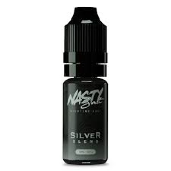 Nasty Juice Silver Blend 10ml Nicotine Salt E Liquid TPD 10mg/20mg 50vg Vape