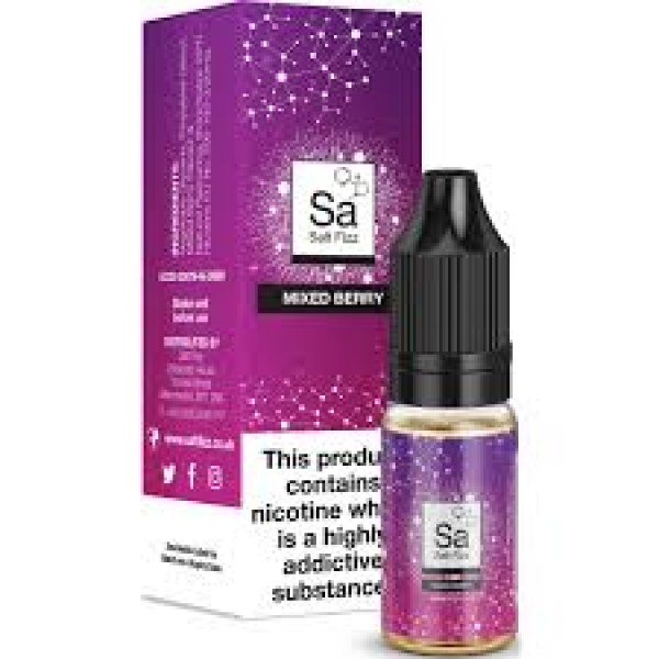 MIXED BERRY SALT FIZZ 10ML TPD NICOTINE SALT 20MG E LIQUID JUICE 50VG MULTIBUY