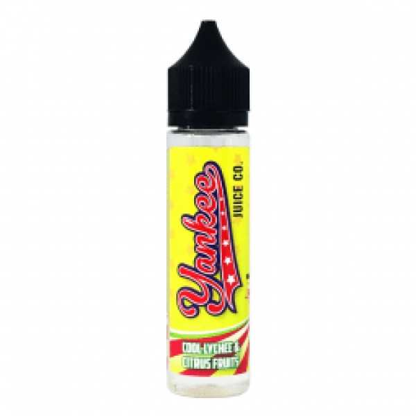 YANKEE JUICE CO – COOL LYCHEE AND CITRUS FRUITS 50ML SHORTFILL E LIQUID 70VG VAPE