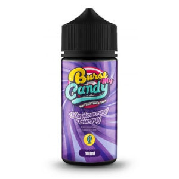 Blackcurrant Gummy By Burst My Candy 100ML E Liquid 70VG Vape 0MG Juice