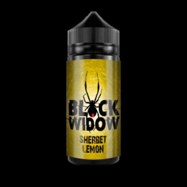 Black Widow Sherbet Lemon 100ml E Liquid Juice 50VG Shortfill SubOhm Vape