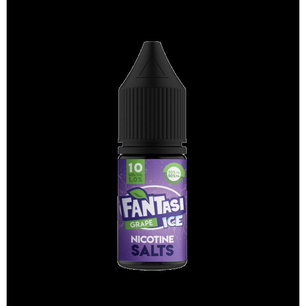 Grape By Fantasi Ice Nic Salts 10ML E Liquid 50VG/50PG Vape 10MG/20MG Juice