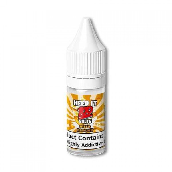 Nilla Almond By Keep It 100 Nic Salt 10ML E Liquid 50VG Vape 10MG/20MG Juice