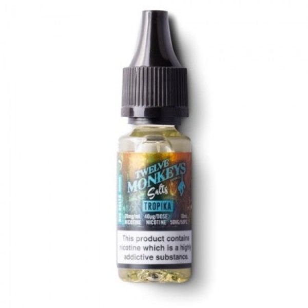 Tropika By Twelve Monkeys Nic Salts 10ML E Liquid 50VG Vape 10MG/20MG Juice