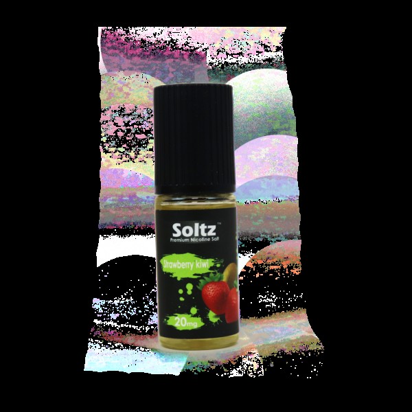 Strawberry Kiwi by Soltz, Premium Nicotine Salt, 10ML E Liquid, 10MG/20MG Vape, 50VG Juice