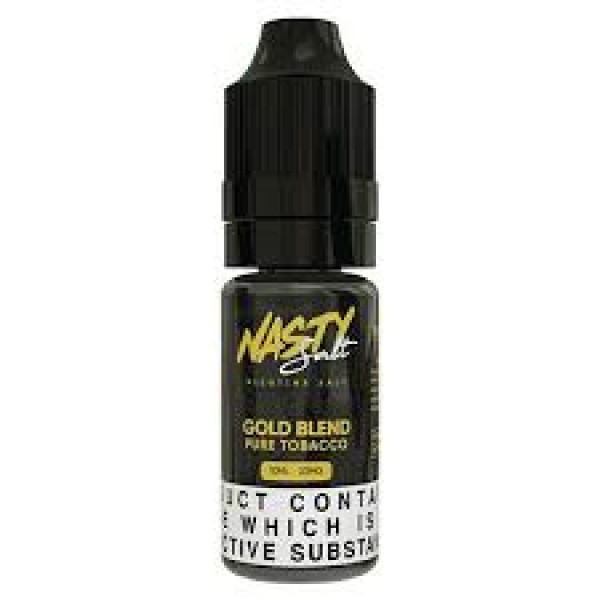 Nasty Juice Gold Blend 10ml Nicotine Salt E Liquid TPD 10mg/20mg 50vg Vape