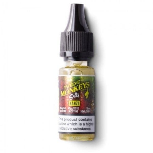 Kanzi By Twelve Monkeys Nic Salts 10ML E Liquid 50VG Vape 10MG/20MG Juice