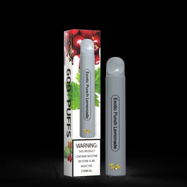 Exotic Punch Lemonade By Twister | 20MG/2% Nic Salt | 600 Puffs | Disposable Vape Pen Pod Device