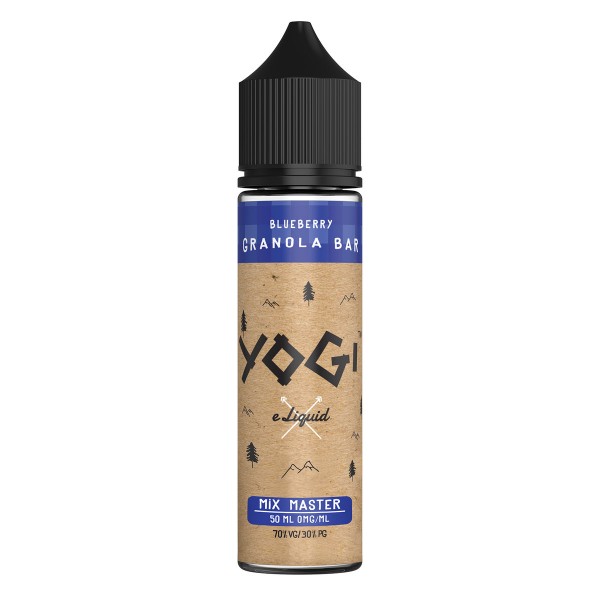 Yogi 50ml Blueberry Granola Bar E Liquid E Juice 70VG Vape Shortfill Sub Ohm