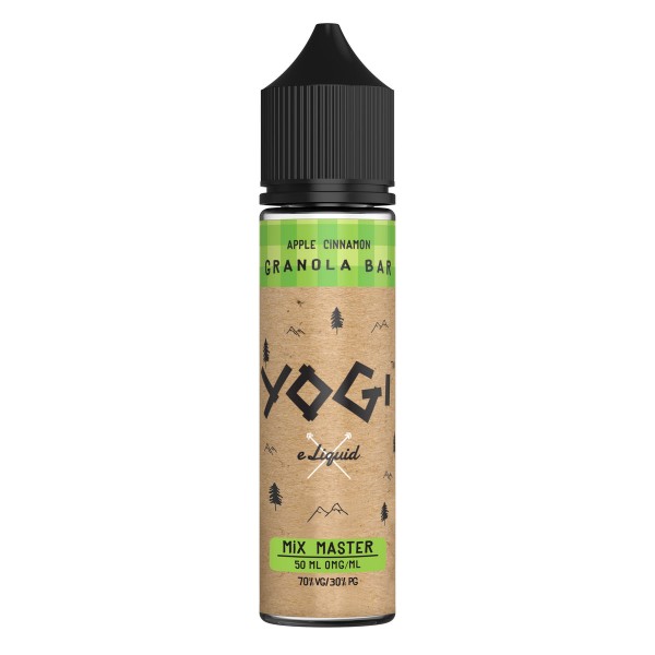 Yogi 50ml Apple Cinnamon Granola Bar E Liquid E Juice 70VG Vape Shortfill Sub Ohm