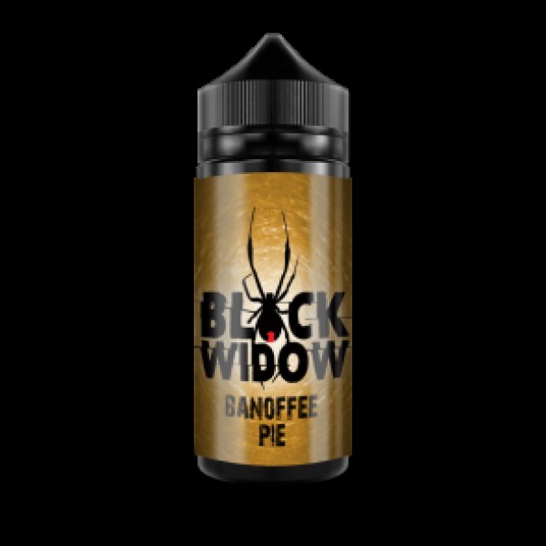 Black Widow Banoffee Pie 100ml E Liquid Juice 50VG Shortfill SubOhm Vape