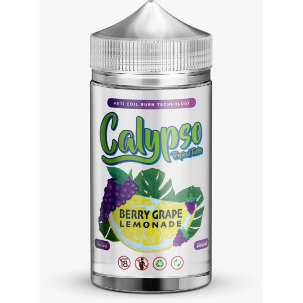 Berry Grape Lemonade by Calypso, 200ML E Liquid, 70VG Vape, 0MG Juice