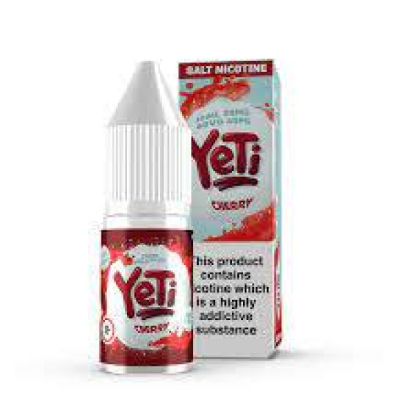 Cherry By Yeti Nic Salt 10ML E Liquid 20MG Vape 60VG Vape Multibuy