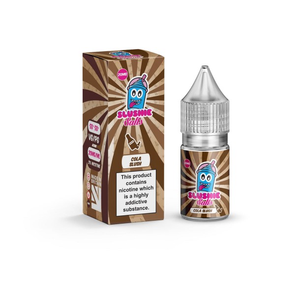 Cola Slush by Slushie Salt Nic Salts 10ML E Liquid 10MG/20MG Vape 50VG Juice