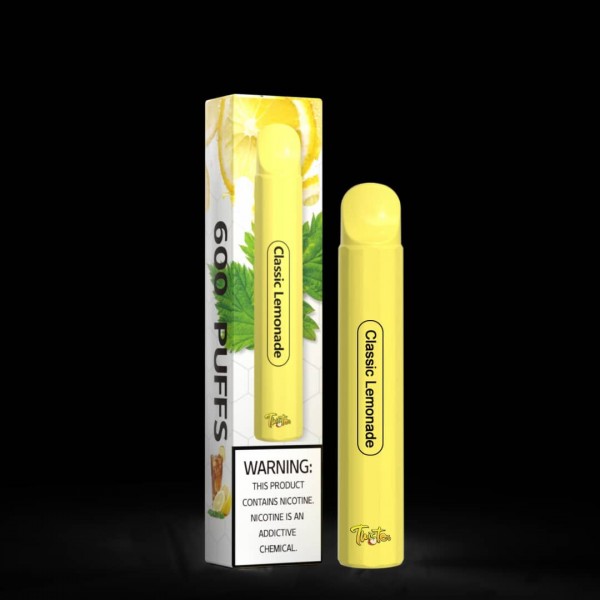 Classic Lemonade By Twister | 20MG/2% Nic Salt | 600 Puffs | Disposable Vape Pen Pod Device