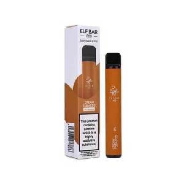 Cream Tobacco by Elf Bar 600 Puff Disposable Pods