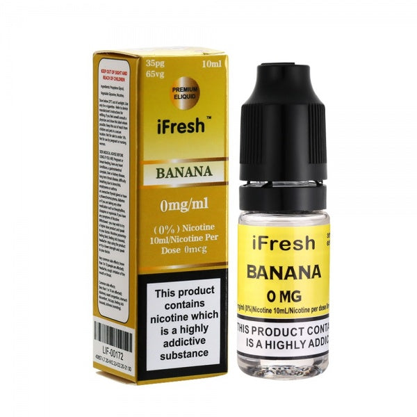 Banana - iFresh 10ML E-liquid Juice 65VG Vape Multibuy