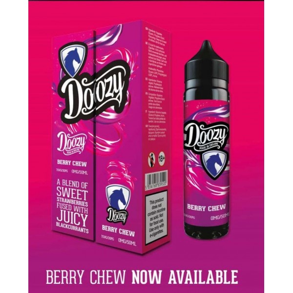 Berry Chew by Doozy Vape 0MG 50ML E-liquid. 70VG/30PG Vape Juice