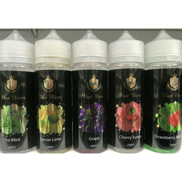 Vape Waves 100ML E-liquid, 70VG Juice, 0MG Vape